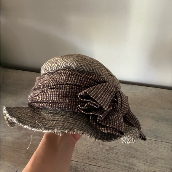 Shabby Chic Bohemian Slouchy Bow Hat - Picture 8 of 9